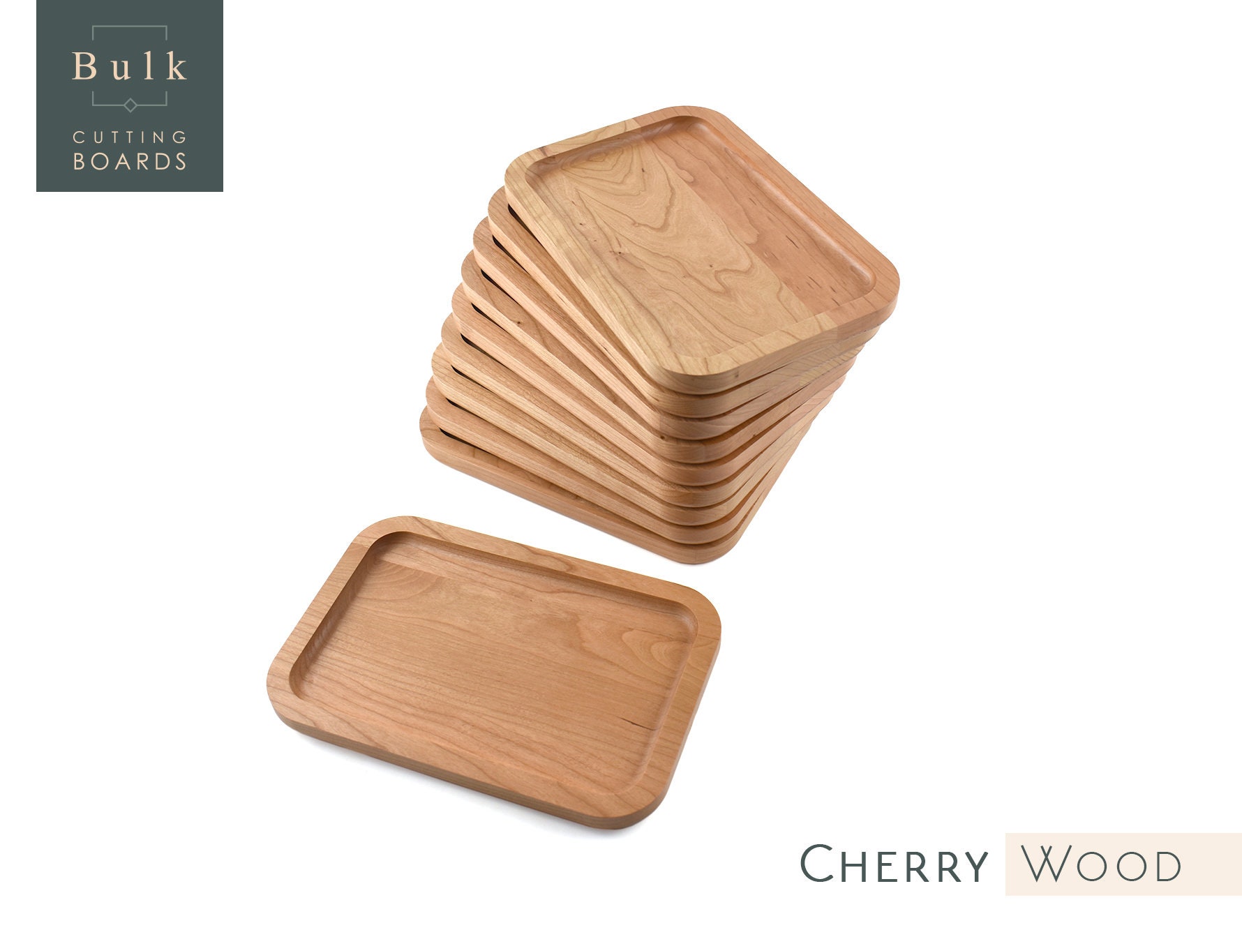 10 Hardwood Tray's 10 pack Wooden Tray Bulk Products Etsy
