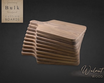 Pack of Walnut Hardwood Cutting Boards with Handle - 8"x17"x3/4" - Bulk Cutting Boards, Corporate Gifts, Home Products, Blanks