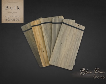 Paquete de presentadores de cheques de pino azul rústico - 4x8x0.25" - Productos a granel, Presentador de cheques de restaurante, Madera de pino, Productos de restaurante, Único