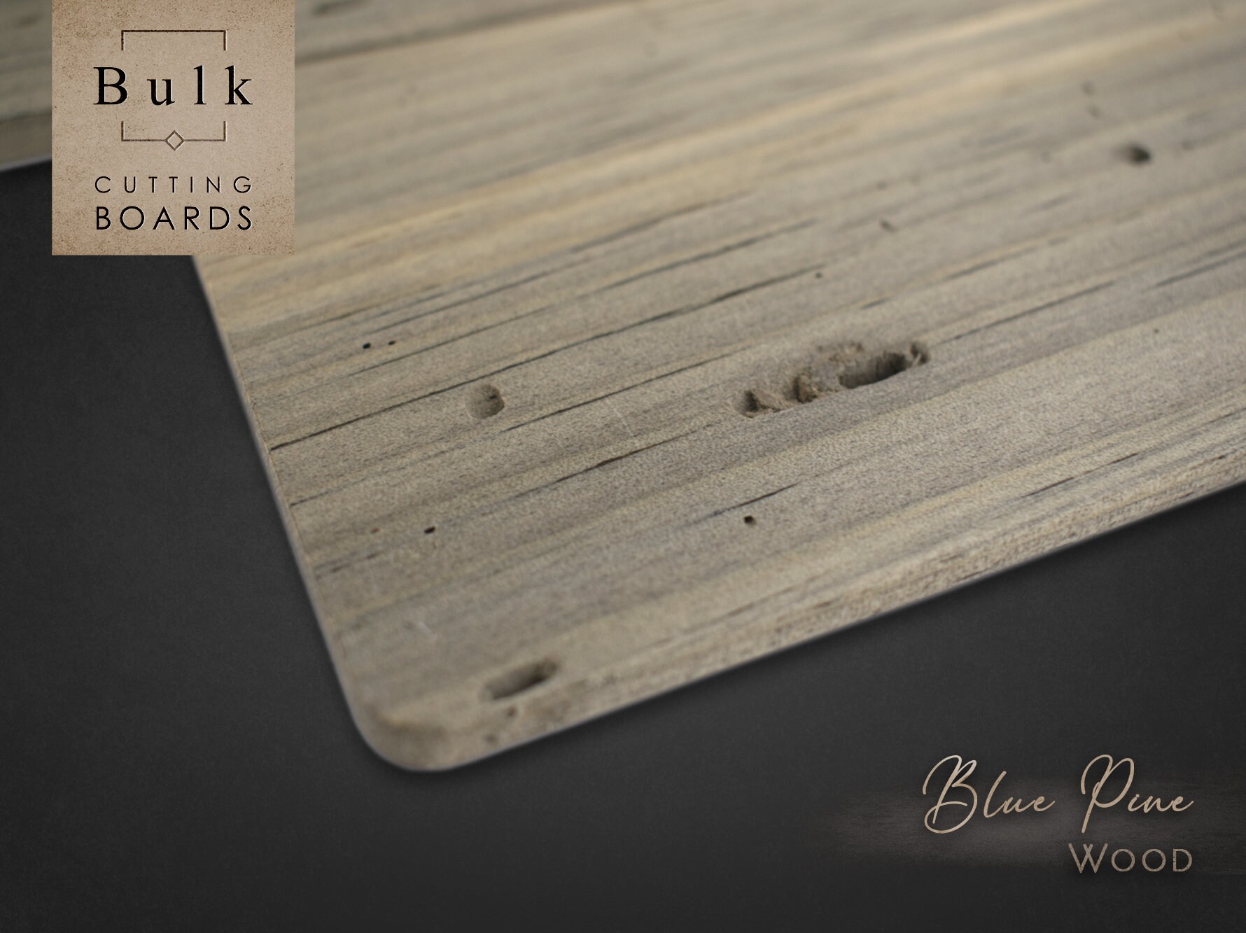 Rustic Style Check Presenters Rustic Blue Pine Check Presenters: Restaurant Products (4x8x0.25
