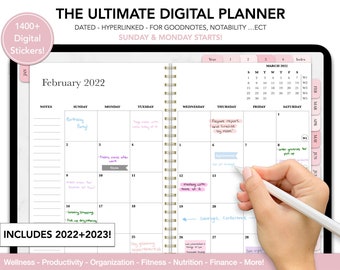 Digital Planner Goodnotes, Daily Planner, IPad Planner, Dated Daily Planner, Hyperlinked Daily and Weekly Planner