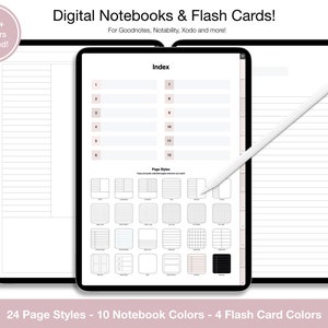  Goodnotes Digital Planner 2022 for iPad - via Access Card.  Amazing Bundle., White, 4″×6″ : Generic: Electronics