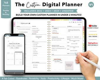 Digital Planner, Goodnotes Planner, iPad Planner, Notability Planner, Dated Digital Planner, 2022 2023 Planner
