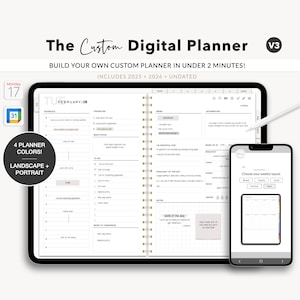 Digital Planner, Goodnotes Planner, iPad Planner, Notability Planner, Dated Digital Planner, 2025 2026 Undated Planner, Notepad