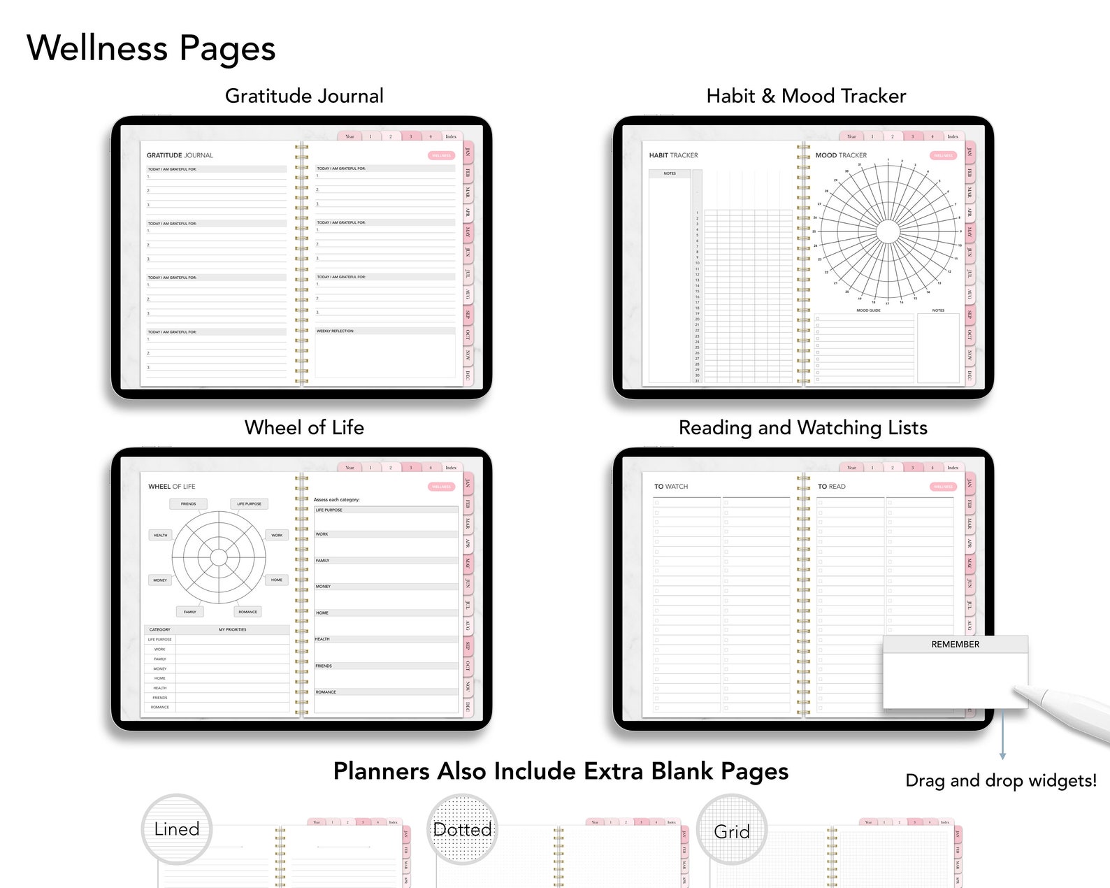Digital Planner Goodnotes Daily Planner Ipad Planner Dated Etsy Australia