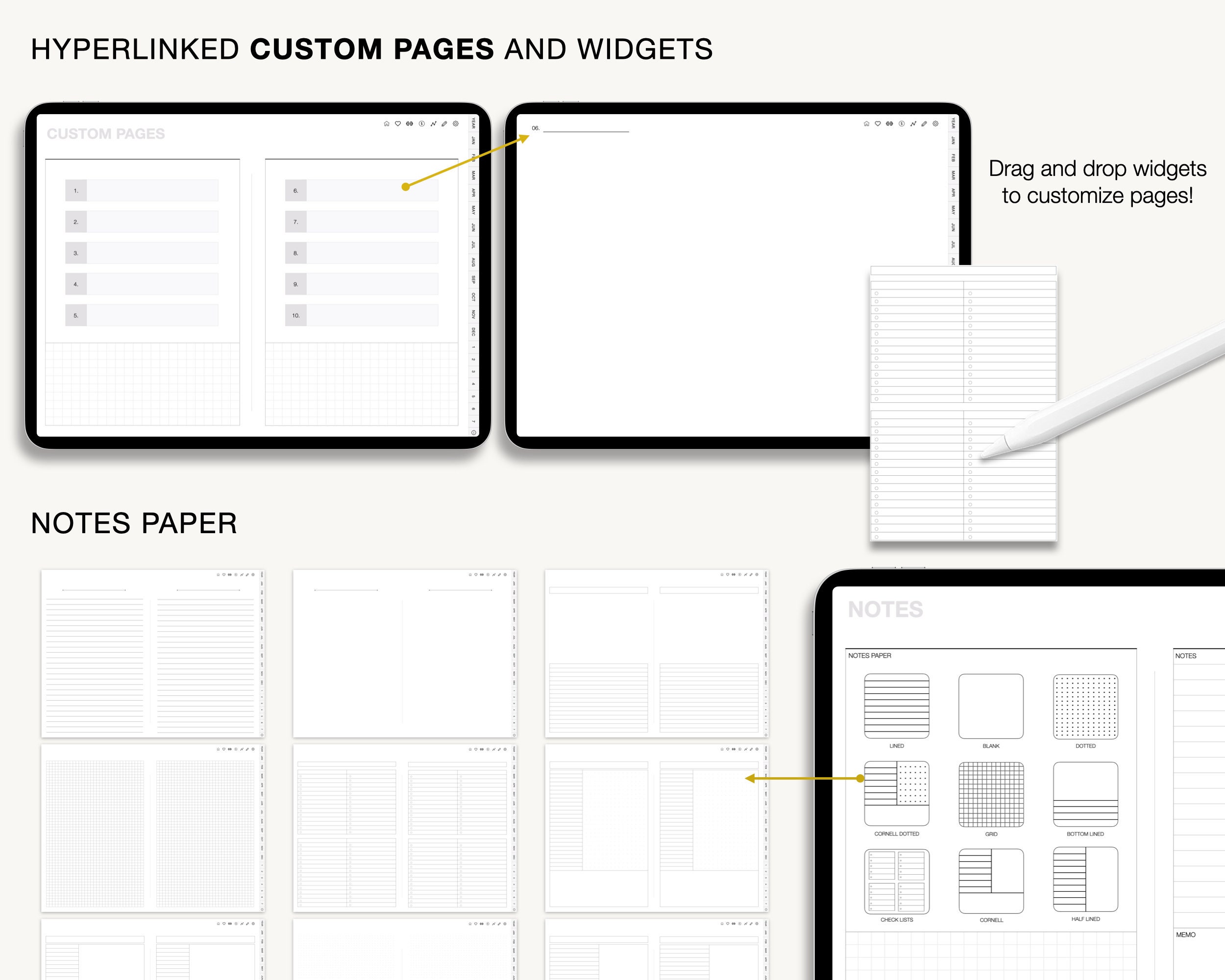 Digital Planner Goodnotes Planner Ipad Planner Notability Etsy Canada