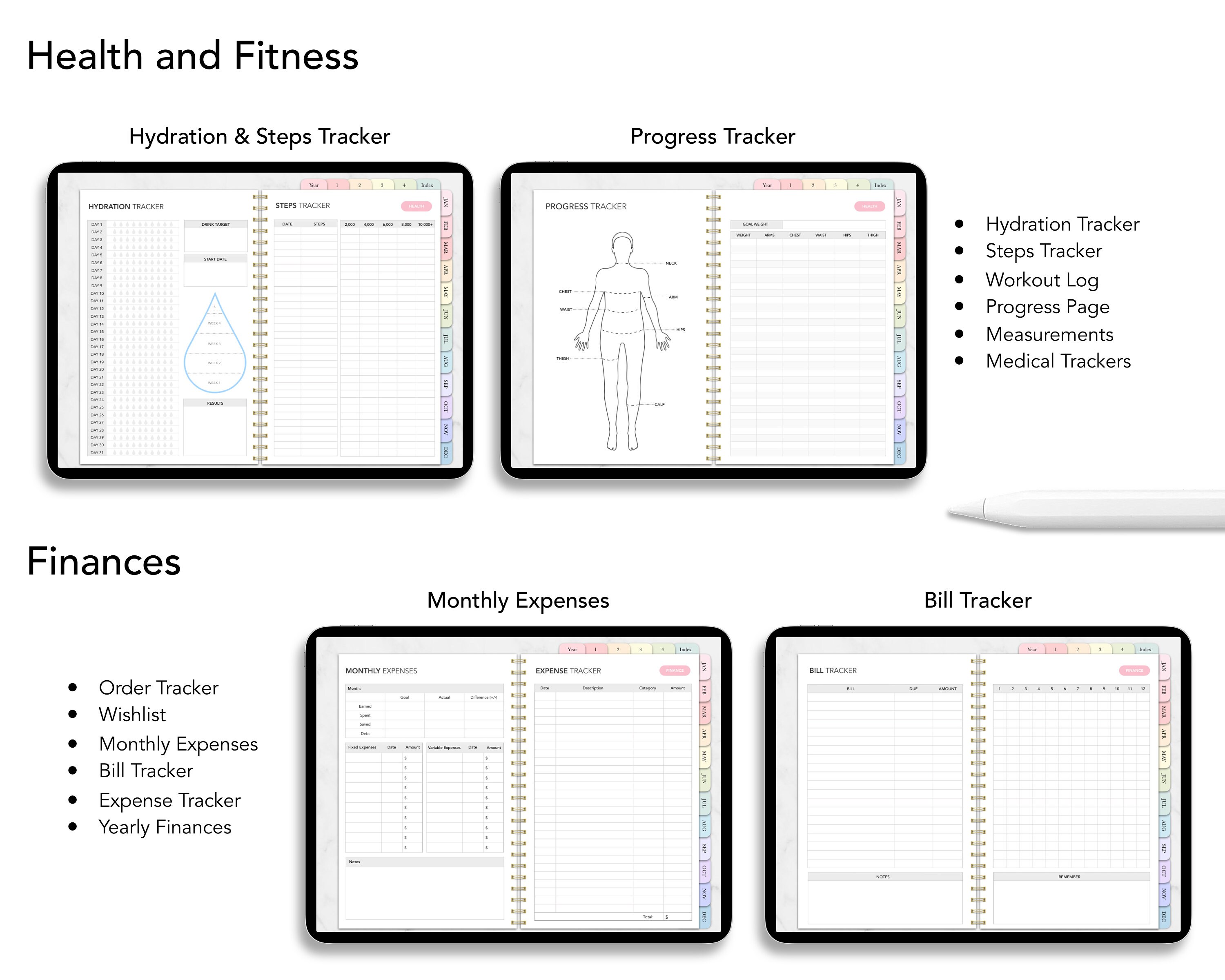 Digital Planner Goodnotes Ipad Planner Daily Planner Weekly Etsy 日本