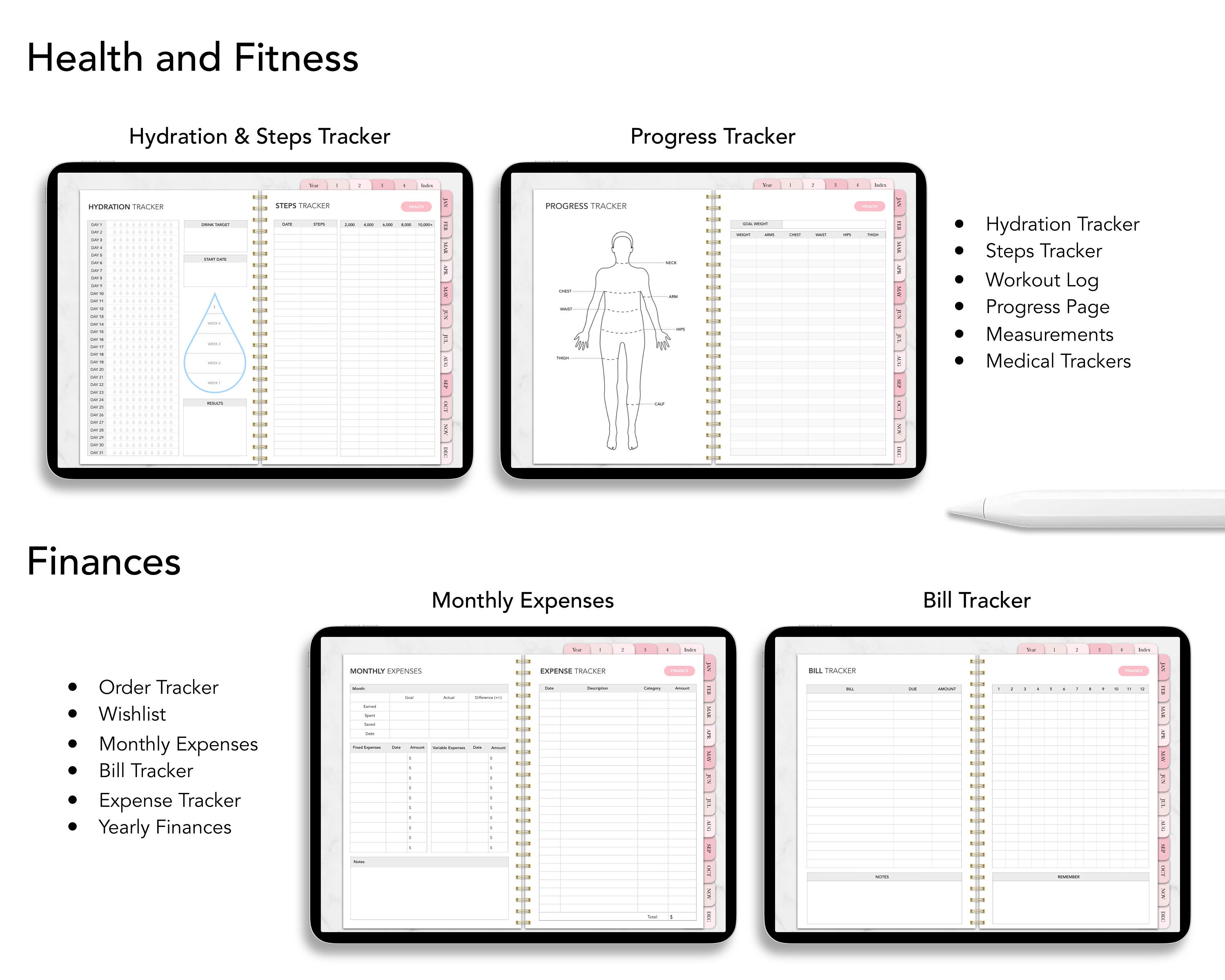 Digital Planner Goodnotes Daily Planner Ipad Planner Dated Etsy Australia
