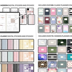 Digital Planner, Goodnotes Planner, iPad Planner, Notability Planner, Dated Digital Planner, 2024 2025 Undated Planner afbeelding 9