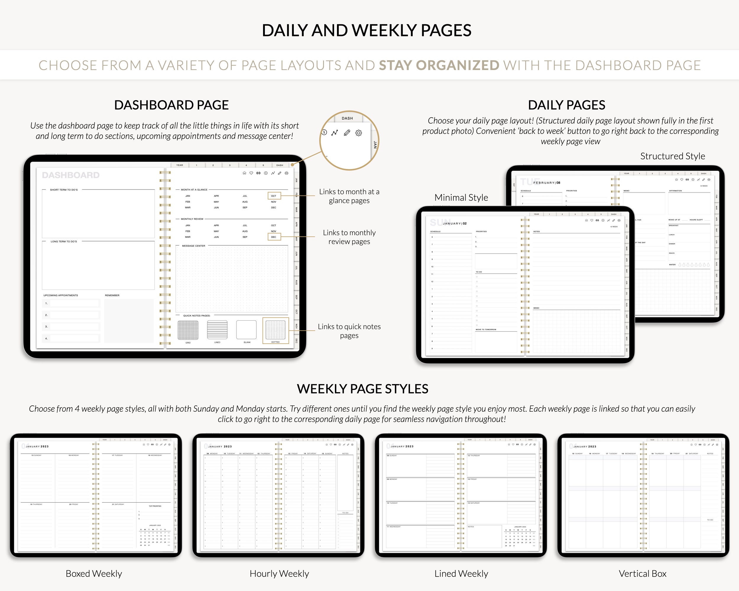 Digital Planner Goodnotes Planner Ipad Planner Notability Etsy Canada