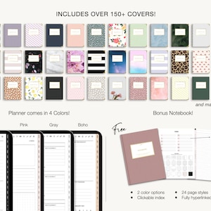 Digital planner, Goodnotes planner, iPad planner, Notability planner, Dated digital planner, Digital calendar image 8