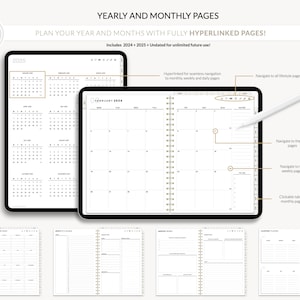 Digital Planner, Goodnotes Planner, iPad Planner, Notability Planner ...