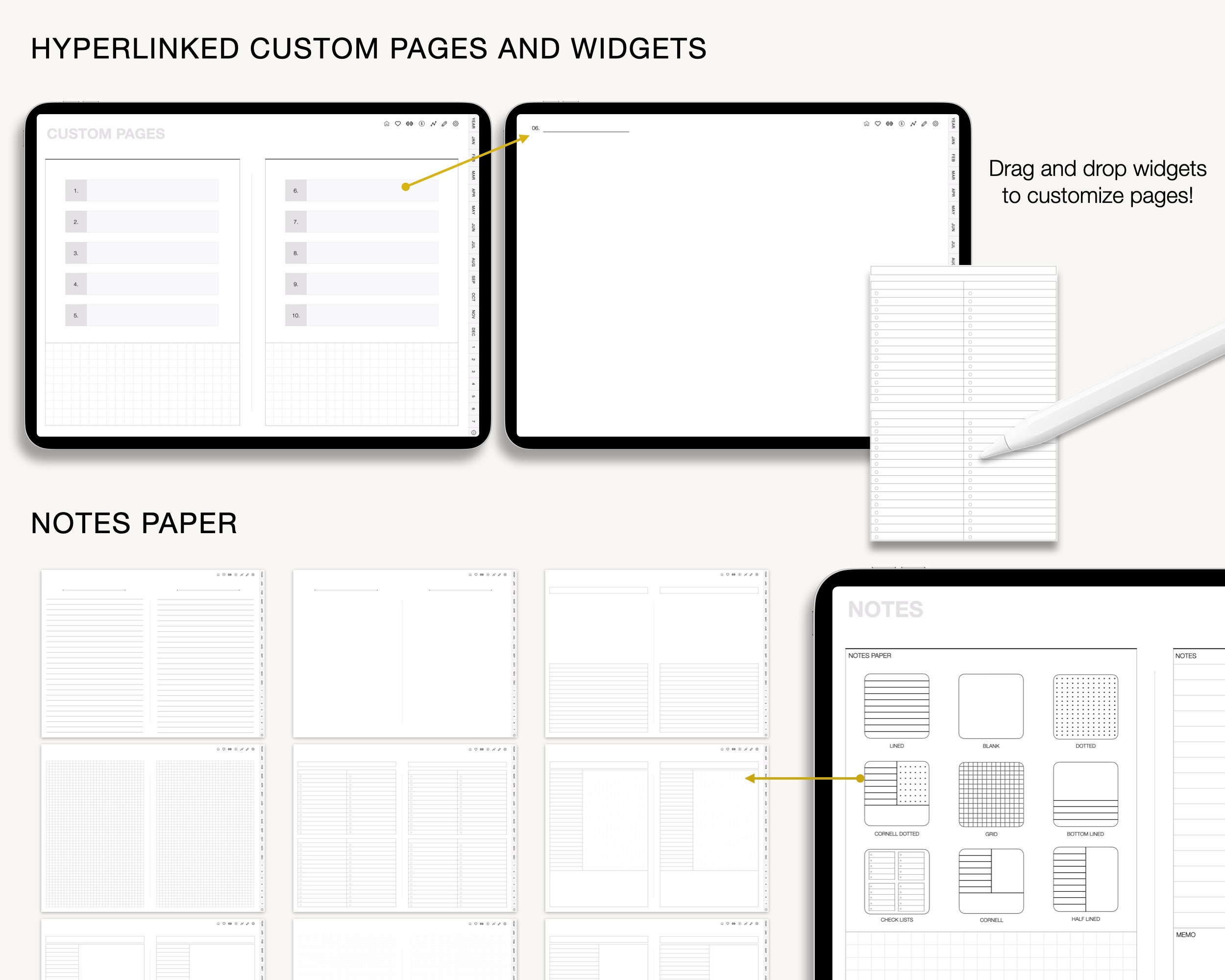 Digital Planner Goodnotes Planner Ipad Planner Notability Etsy Canada