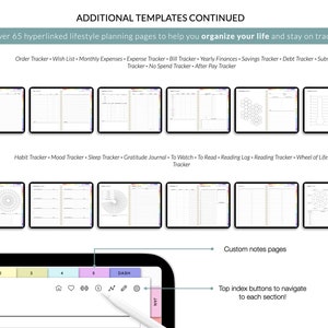 Digital Planner, Goodnotes Planner, iPad Planner, Notability Planner, Dated Digital Planner, 2024 2025 Undated Planner image 7