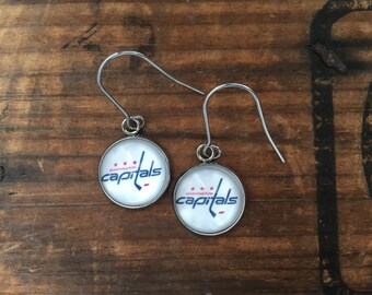 Capitals Earrings - Etsy