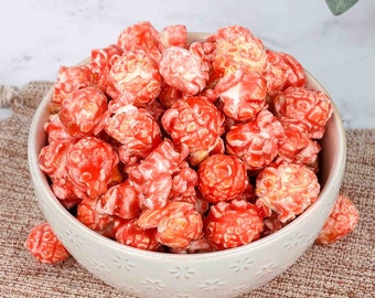 Strawberries & Cream Flavored Pink Candied Popcorn, Party Favors