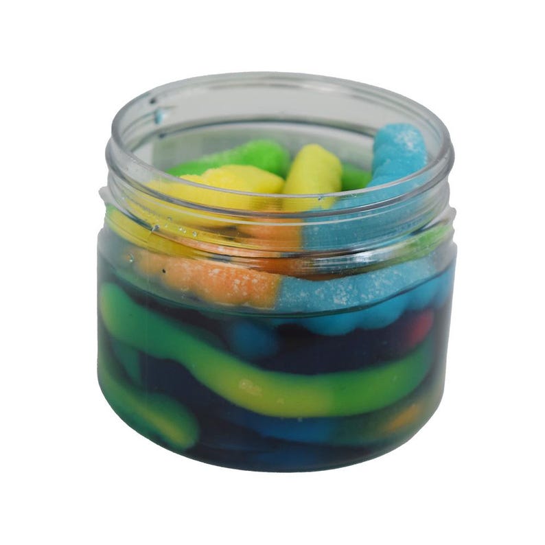 Alien Guts Candy – Sour Gummy Worms, Blue Raspberry Liquid, Sci-fi ...
