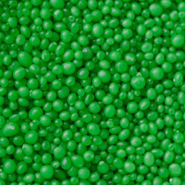 Bubble Bits Green Apple Flavor  1 Lb Bag, Perfect for Decoration, Fun Dessert Toppers and Party Favors, Bright Green Color, Bulk Candy