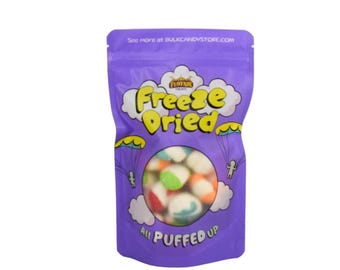 Freeze Dried Mega Sour Candy, Crunchy Fruit Flavors