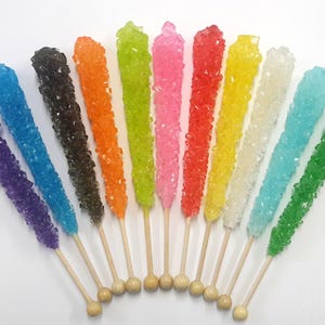 Espeez Rock Candy Sticks, Nine Flavors, Halal Kosher Candy