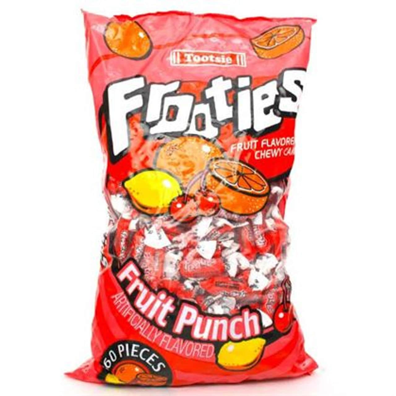 Tootsie Roll Frooties Fruit Punch - 360 Pieces, Taffy Candy Pieces, Chewy Fruit Punch Flavor Candy, Fruity Flavored, Nostalgic Party Theme.
