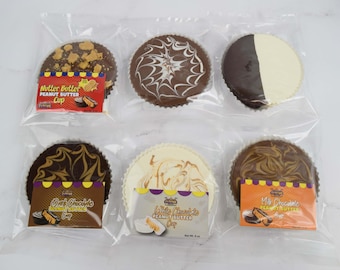 Gourmet Peanut Butter Cup Sampler, Chef's Choice, 6 Large Flavors