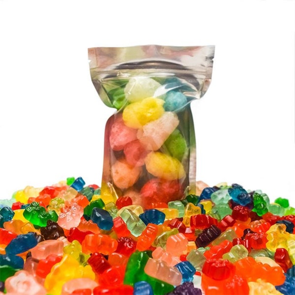 Freeze Dried Gummi Bears 6 oz Bag, Gummi Bear Sweet Treats Freeze Dried Candy, Astronaut Freeze-Dried Candy, Perfect for Snacks and Gifts.