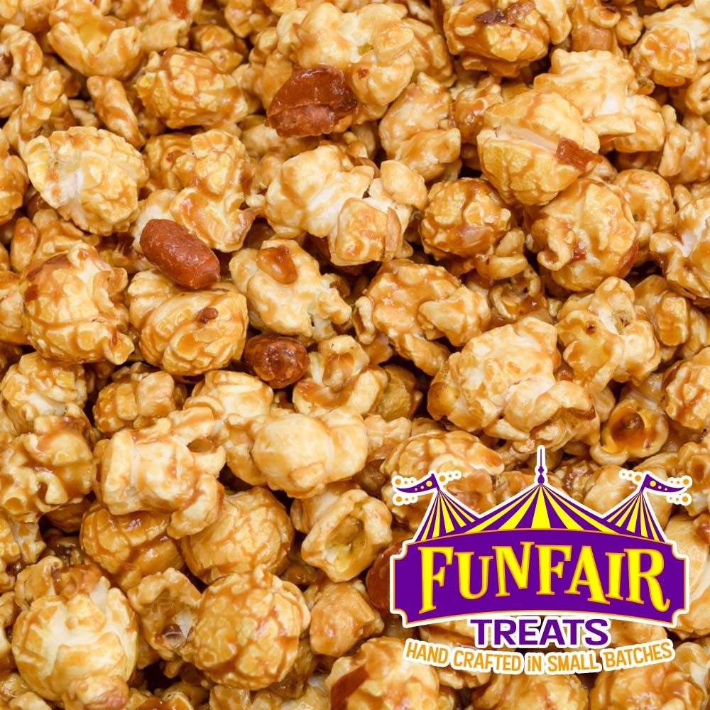 Popcorn Crunchy Caramel Nut, Cracker Jack Flavored, Sweet and Salty Popcorn, Party Favors