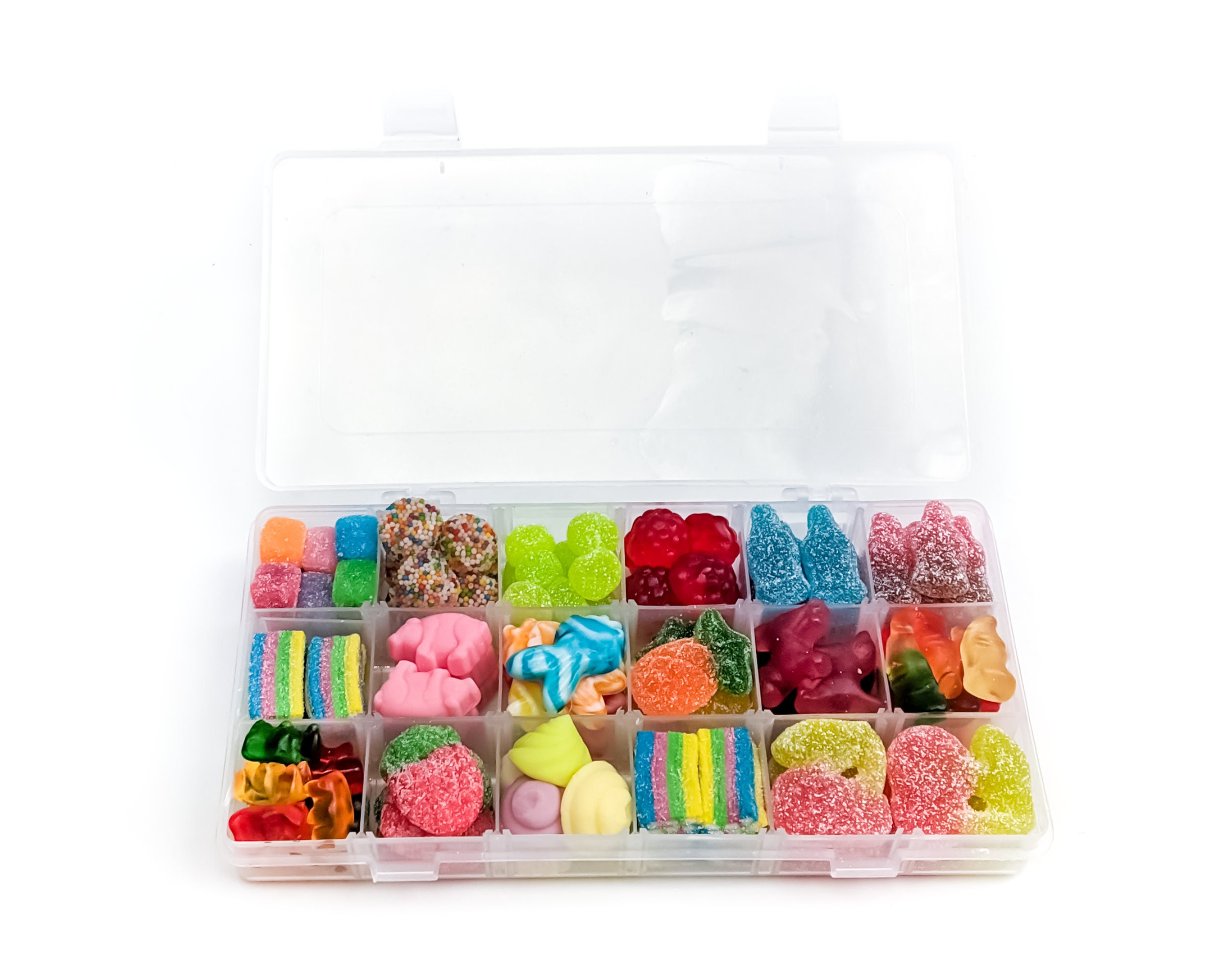 Gummi Candy Tackle Box Assorted Gummies Sweet and Sour Etsy Australia