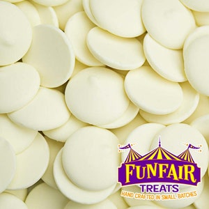 MERCKENS SUPER WHITE Melting Wafers 1 Lb Bag, Decadent Fondue, Compound Coating Wafer Great for Baking & Decorating, Perfect for Desserts