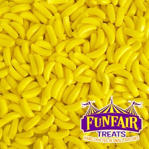 Banana Heads Pressed Candy 1 Lb Bag - Banana Flavored, Hard-Pressed Candy, Banana Shape Perfect for Party Decoration,