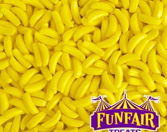 Banana Heads Pressed Candy 1 Lb Bag - Banana Flavored, Hard-Pressed Candy, Banana Shape Perfect for Party Decoration,