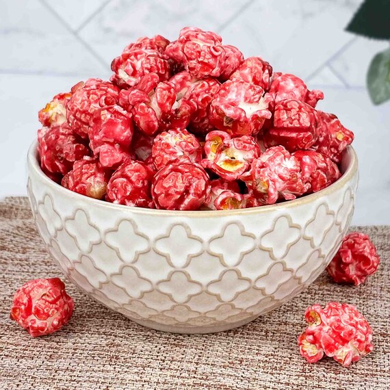 Watermelon Flavored Candied Popcorn, Pink Party Favors - Etsy
