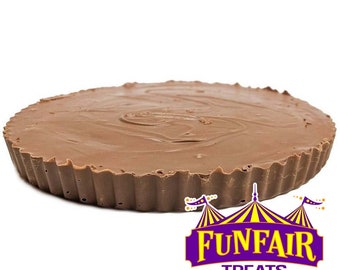 Colossal Peanut Butter Cup 4 LB,  Peanut Butter Heaven, Pick Your Chocolate, Giant Cup Chocolate Candy, Perfect Valentine's Day Fun Gift,