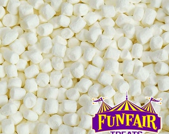 MARSHMALLOWS - DEHYDRATED Marshmallows - WHITE - 1/2 Pound Bag - Hot Cocoa Marshmallows