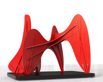 La Grande Vitesse, Desk Sculpture, Miniature Landmark, Grand Rapids Landmark