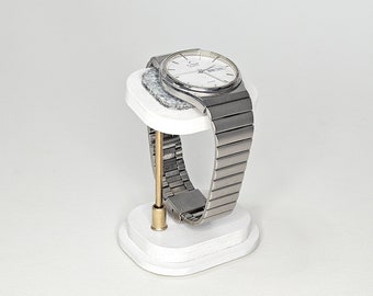 White Watch Holder, Watch Stand