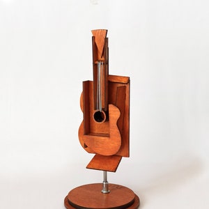 Picasso Guitar, Desk Sculpture, Picasso Sculpture