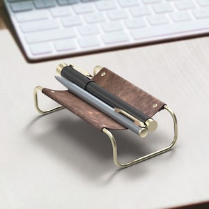 Pen Tray, Leather Tray, Stylish Desk Organizer, Catch All Tray