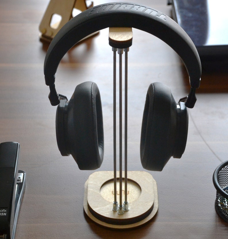 White Headphone Stand Headphone Hanger Headphone Holder Etsy