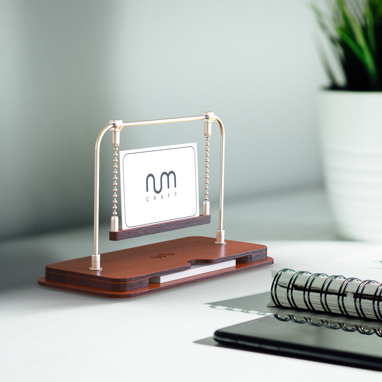 White Business Card Stand Business Card Holder for Desk - Etsy