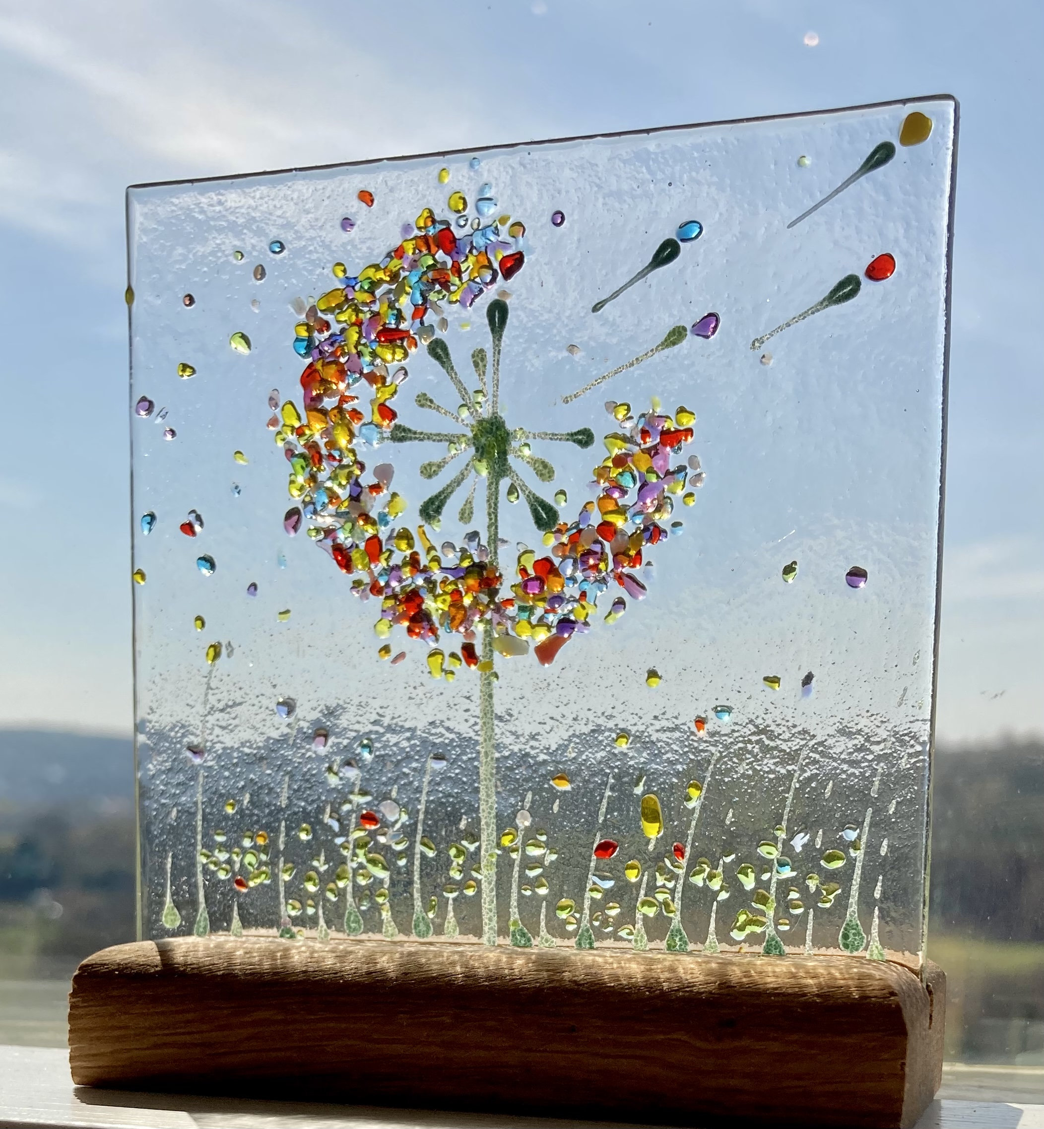 Fused on sale glass art