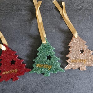 Christmas tree decoration resin fir tree