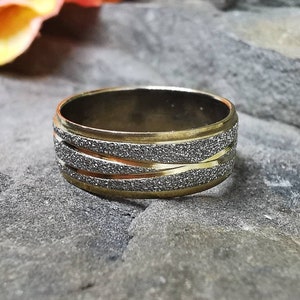 Diamond dust store wedding band