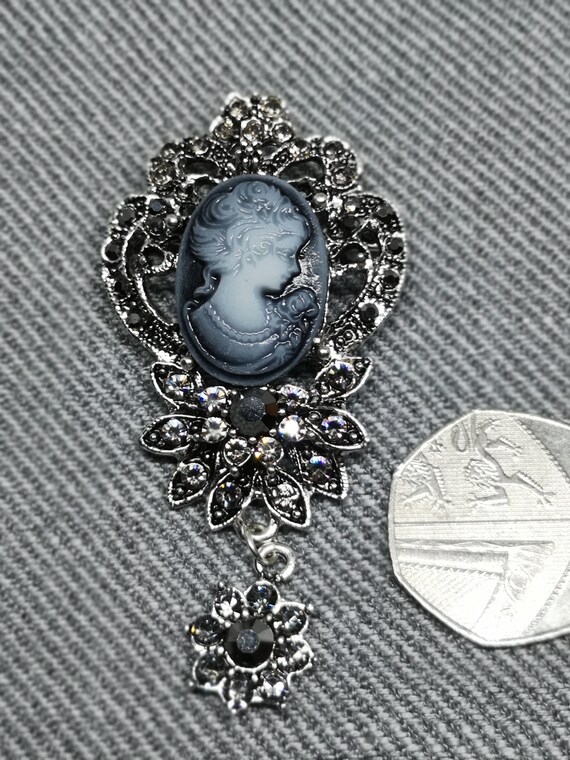 sparkly brooch