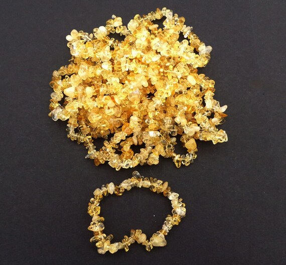 Citrine Semi-Precious Gemstone Bracelet (Crystal / Healing)