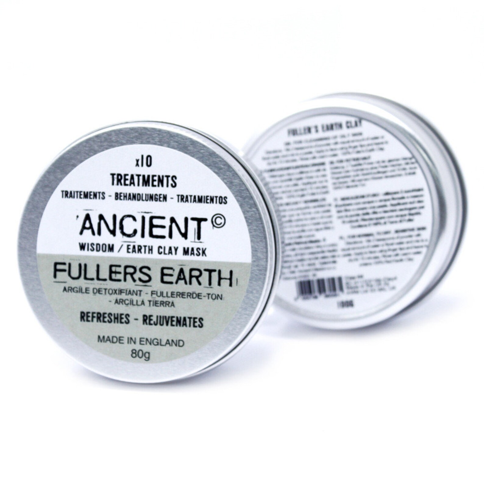 Fullers Earth Clay Face Mask Powder x 10 Treatments 80g Etsy