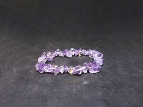 Ametrine Chipped Semi-Precious Gemstone Bracelet
