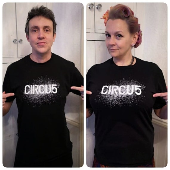 Genuine CIRCU5 Band T-shirt - Adult. Choice of sizes. Gildan Softstyle Crew Neck.