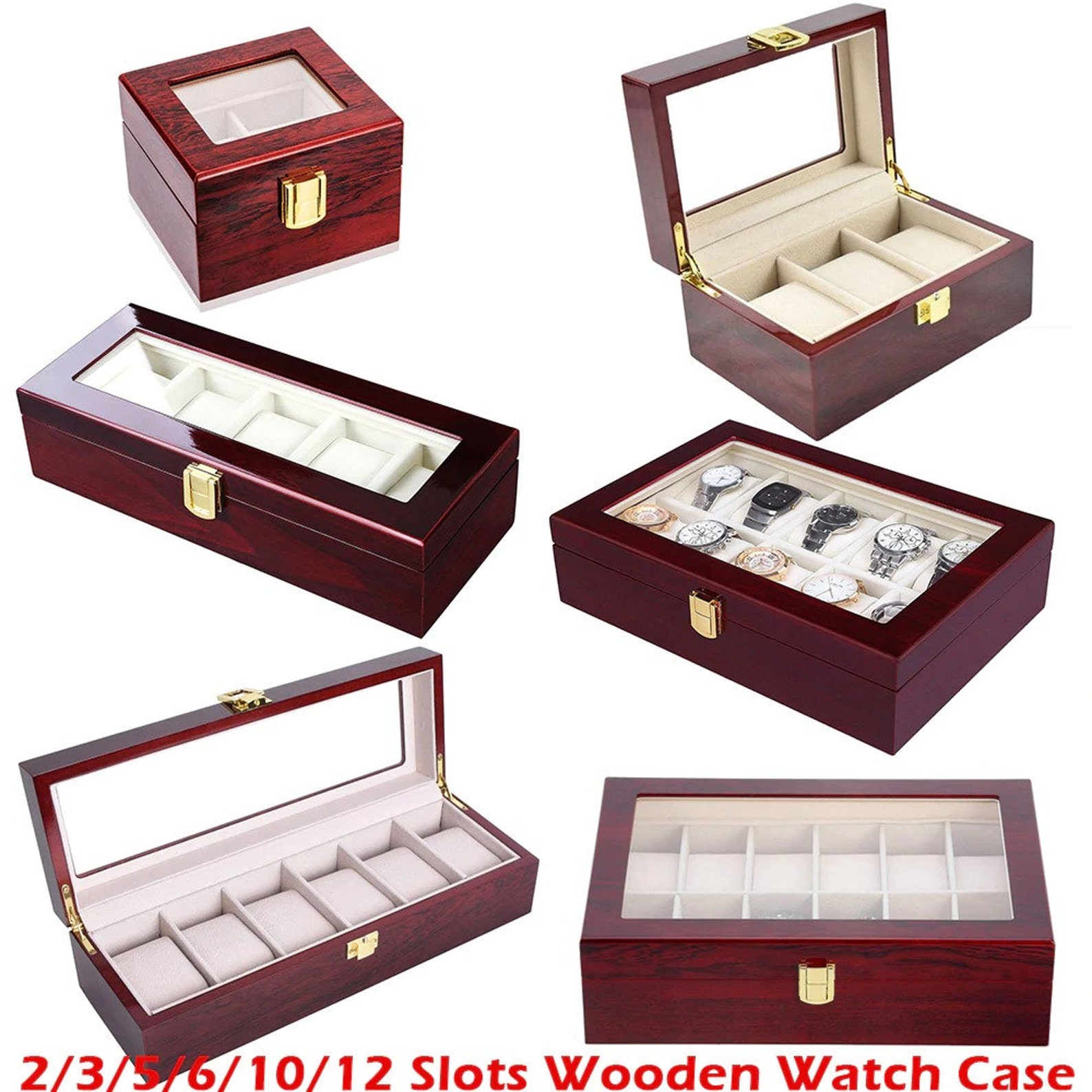 Mens Jewelry box Watch Box Anniversary gift for men Storage Etsy
